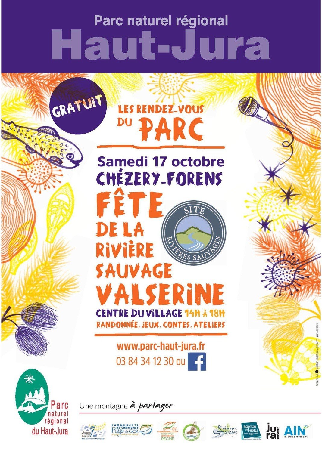 Valserine – Samedi 17 octobre – Fête de la Rivière Sauvage